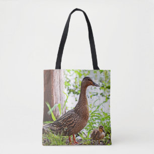 Mallard & Ducklings by Shirley Taylor Tote Bag