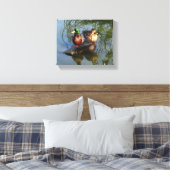 Mallard Ducks #2 Canvas Afdruk (Insitu (Slaapkamer))