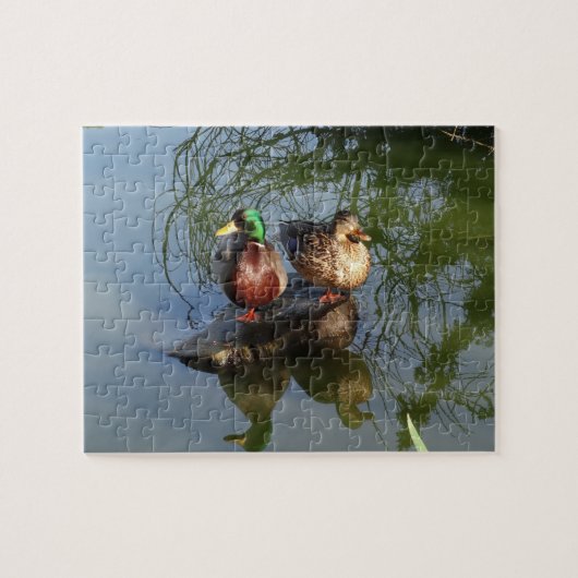 Mallard Ducks #2 Jigzaag Puzzle Legpuzzel (Horizontaal)