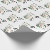 Mallard Ducks and Cattails Cadeaupapier (Hoek)