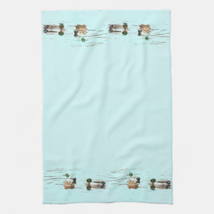 Mallard Ducks Art Towel Theedoek