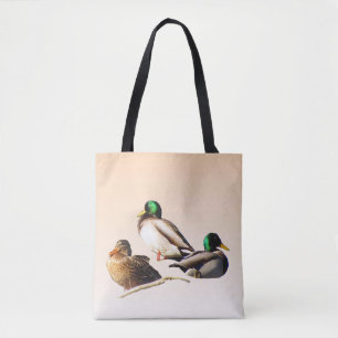 Mallard Ducks Bird Animal Canvas tas