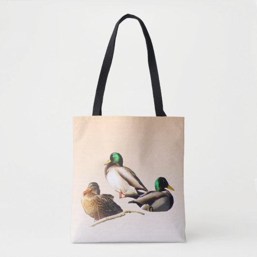 Mallard Ducks Bird Animal Canvas tas (Voorkant)