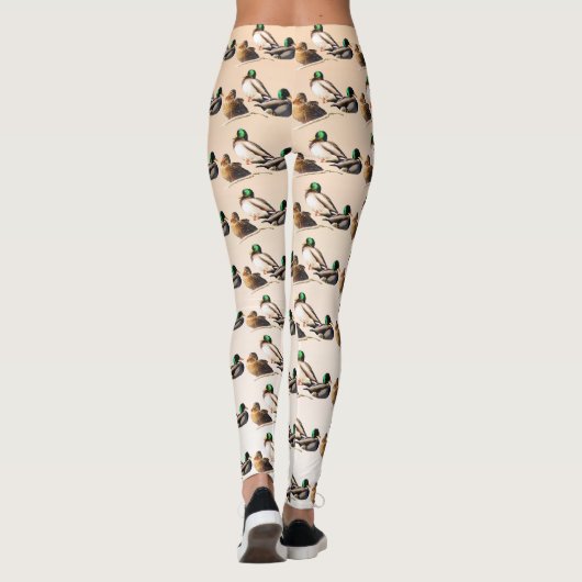 Mallard Ducks Bird Animal Leggings (Achterkant)
