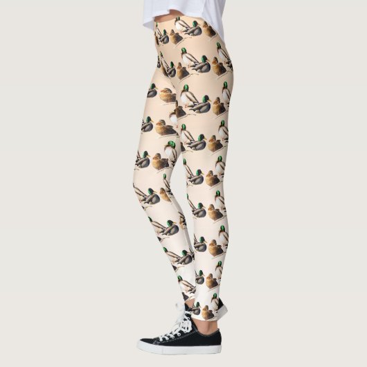 Mallard Ducks Bird Animal Leggings (Links)