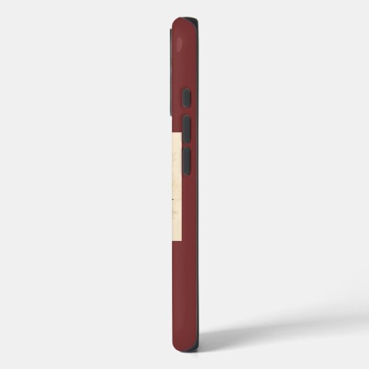 Mallard Ducks Bourgondische iPhone 16 Hoesje (Achterkant / Links)