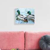 Mallard Ducks Canvas Afdruk (Insitu (Woonkamer))