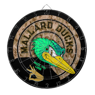 Mallard Ducks Custom Logo Dartbord