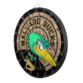 Mallard Ducks Custom Logo Dartbord (Voorkant Rechts)