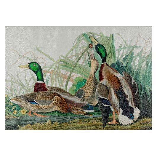 Mallard Ducks Cutting Board Snijplank (Voorkant)