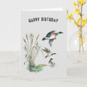 Mallard Ducks for Brother Kaart (Gele Bloem)