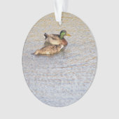 Mallard Ducks Foto Ornament (voorkant)