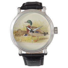Mallard Ducks Horloge