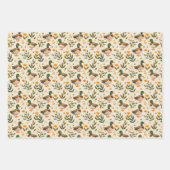 Mallard Ducks In Een Bospatroon Inpakpapier Vel (Voorkant 3)