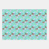 Mallard Ducks in een moeras patroon Inpakpapier Vel (Voorkant 3)