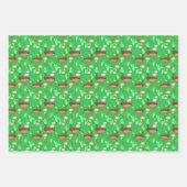 Mallard Ducks in een moeras patroon Inpakpapier Vel (Voorkant)