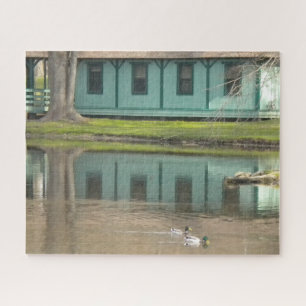 Mallard Ducks in Pond Legpuzzel