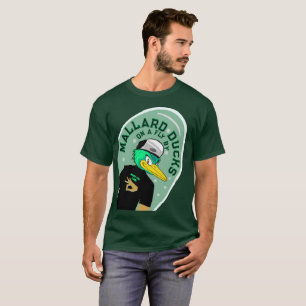 Mallard Ducks On A Fly beroemd gemaakt door T-Shir T-shirt