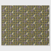 Mallard Ducks op Plaid Cadeaupapier (Vlak)