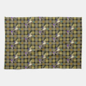 Mallard Ducks op Plaid Theedoek (Horizontaal)