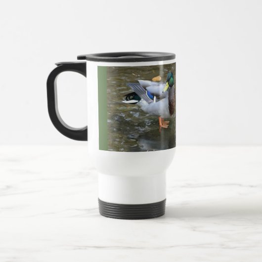 Mallard Ducks Pair Travel Mug Reisbeker (Links)