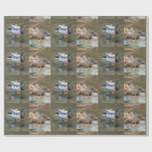 Mallard Ducks Pair Wrapping Paper Cadeaupapier (Vlak)