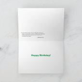 Mallard Ducks & Pines Verjaardag Kaart w Bijbelver (Binnen)