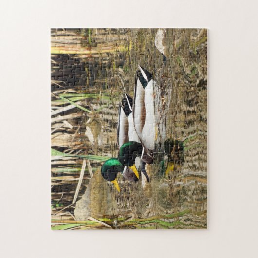 Mallard Ducks Puzzle Legpuzzel (Verticaal)