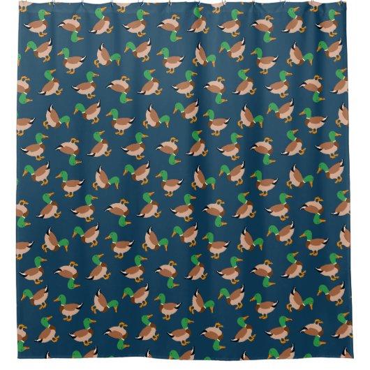 Mallard Ducks Shower Curtain Douchegordijn (Voorkant)