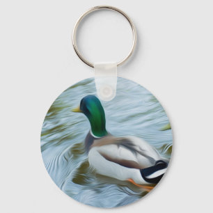 Mallard Ducks Sleutelhanger