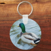 Mallard Ducks Sleutelhanger (Voorkant)