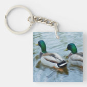 Mallard Ducks Sleutelhanger (voorkant)
