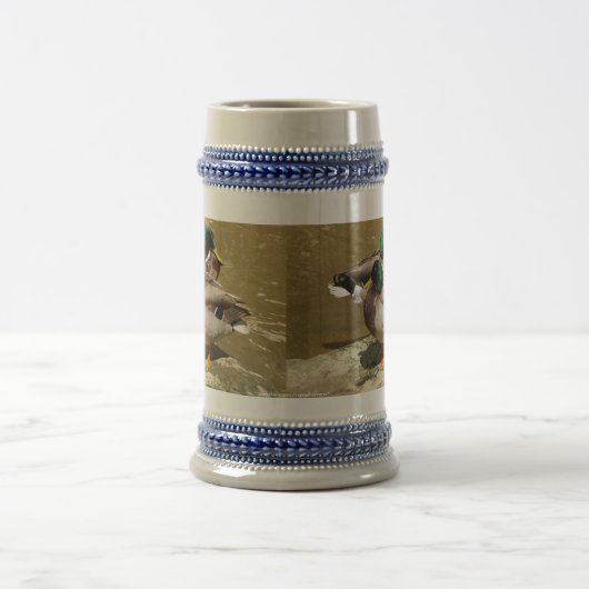 Mallard Ducks Stein Bierpul (Center)