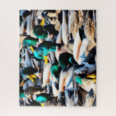 Mallard Ducks Traffic Jam Jigzaag Puzzle Legpuzzel (Verticaal)