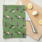 Mallard Ducks Trendy Theedoek (Quarter Fold)