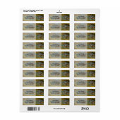 Mallard Ducks vliegen over de hond Etiket (Full Sheet)