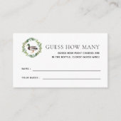 Mallard Eend Baby Shower Raad Hoeveel Spel  Informatiekaartje (Voorkant)