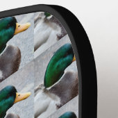 Mallard eend hoofd patroon pickleball paddle (Links Detail)