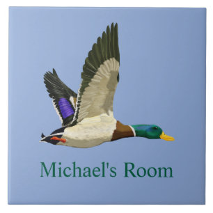 Mallard Eend Kamerbord Tegeltje