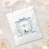 Mallard-eend-monogram Bedankzakje (Geknipt)