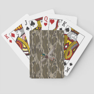 Mallard Eend Onderkant Camo Jachtseizoen Pokerkaarten