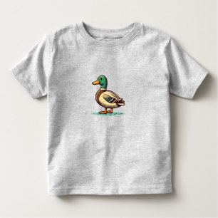 Mallard eend vogel peuter fine jersey T-shirt