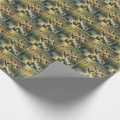 Mallard eenden met staarten cadeaupapier (Hoek)