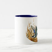 MALLARD EENDEN VLIEGEN TWEEKLEURIGE KOFFIEMOK (Center)