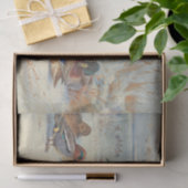 Mallard en blauwgroen in de sneeuw, Vogels Tissuepapier (Geschenk)