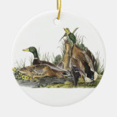 Mallard, John Audubon Keramisch Ornament (Voorkant)