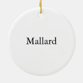 Mallard, John Audubon Keramisch Ornament (Achterkant)