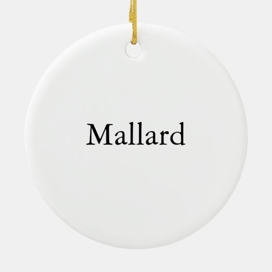 Mallard, John Audubon Keramisch Ornament (Achterkant)