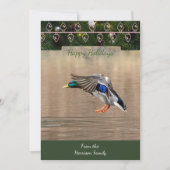 Mallard Kerst Kaart (Voorkant)