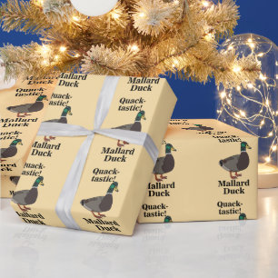 Mallard Kwak-Tastische Eend Cadeaupapier